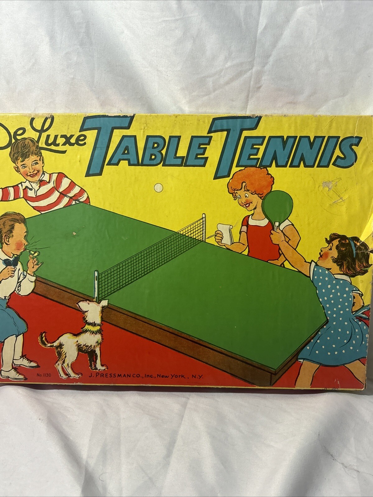DE LUXE Table Tennis J. Pressman VINTAGE 1930s Historic!!