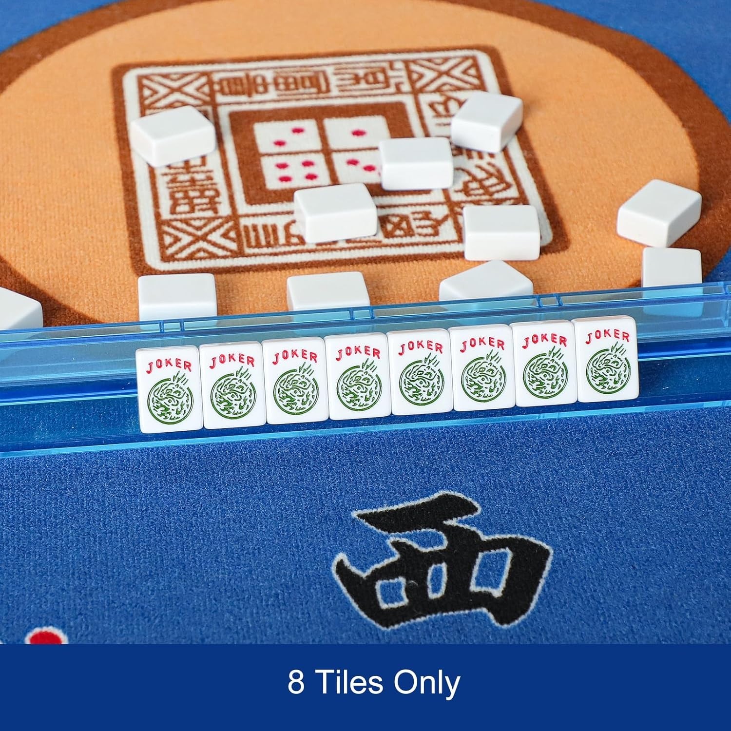 8 Pieces American Mahjong Joker Tiles, Mahjong Accessories (Standard Size 1.2”,T