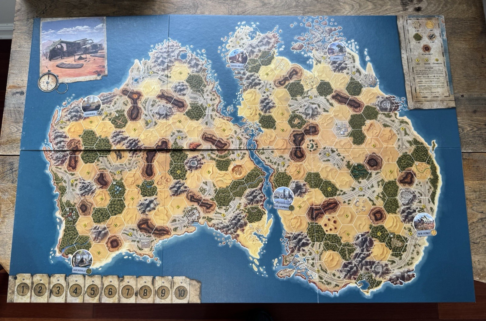 Waste Knights Board Game 2nd Ed Post-Apocalypse Australia