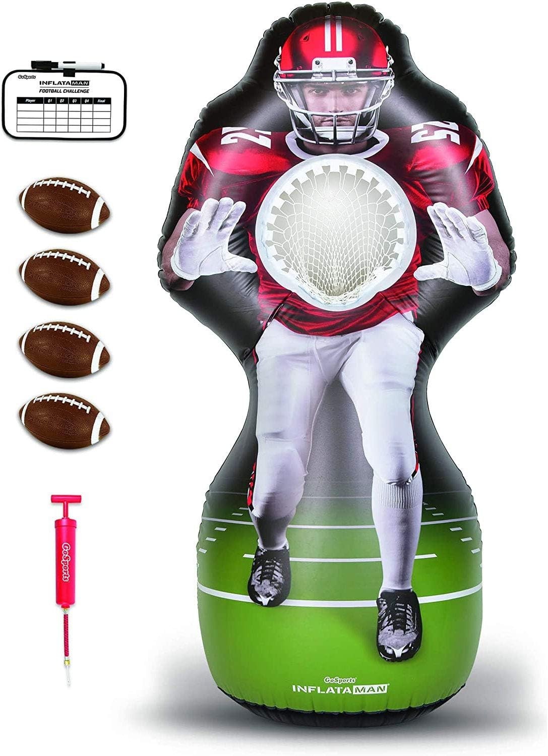 Portable Inflatable Football Challenge with Scoreboard – Perfect for Parties