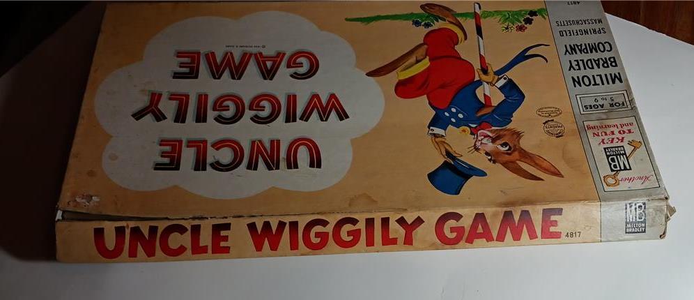 UNCLE WIGGILY GAME 1950’S MILTON BRADLEY COMPLETE WOODEN PIECES CARDBOARD TILES