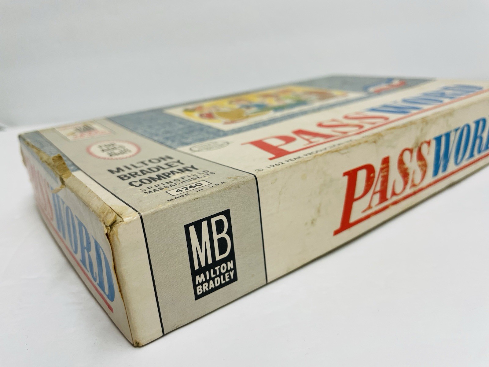 Vintage 1962 Password Board Game MB BLUE Box Edition Vol 2 #4260 Complete