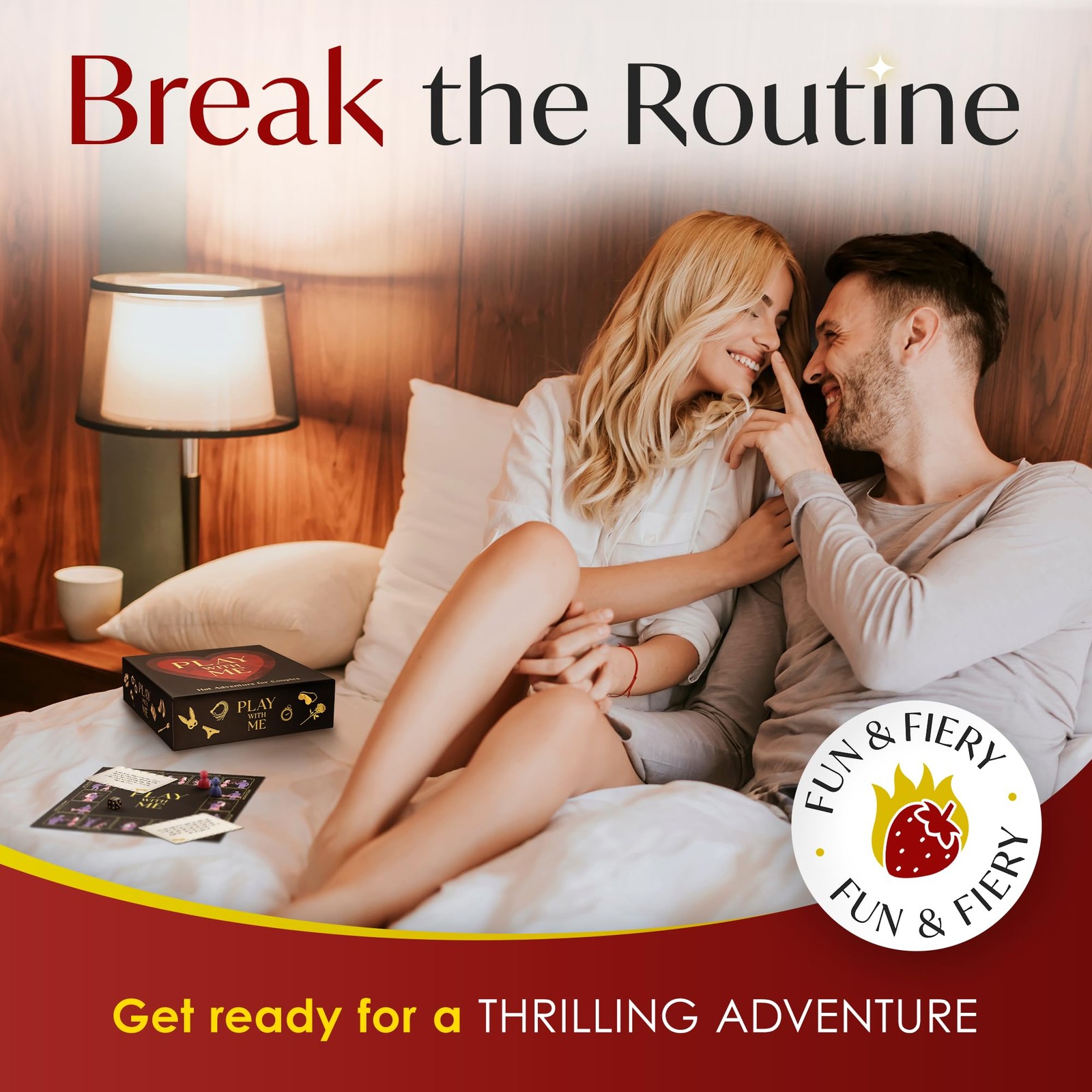 Romantic Couples Board Game – 300 Spicy Date Night Dares & Conversation Cards…