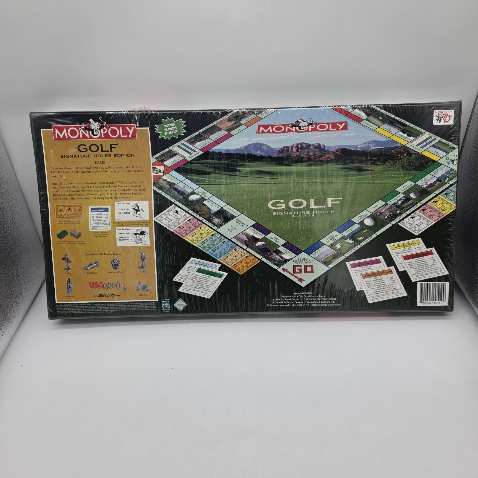 Monopoly Golf Signature Holes Edition Board Game 2005 Brand New Sealed