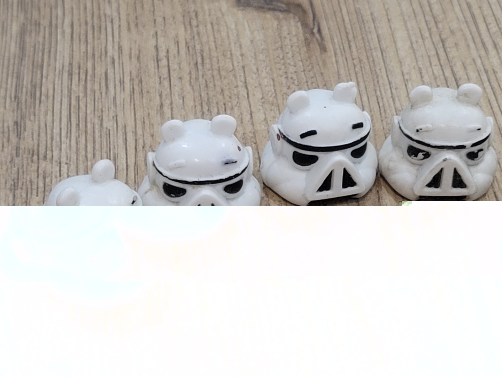 Angry Birds Star Wars Jenga Death Star Game Replacement Figures Lot of 8