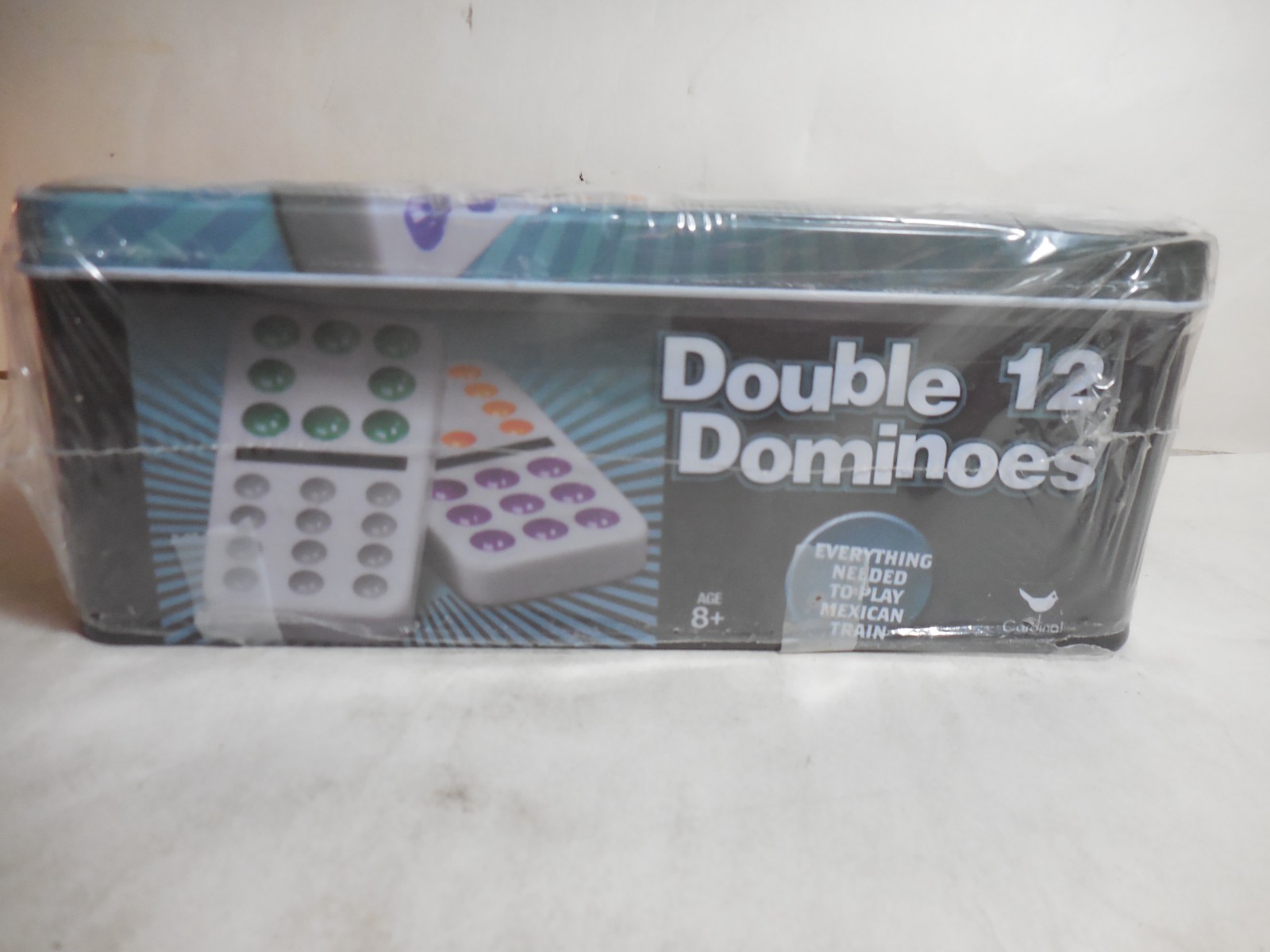 Double 12 Dominoes Set in Storage Tin | Family Board Game for 2-6 Players sealed
