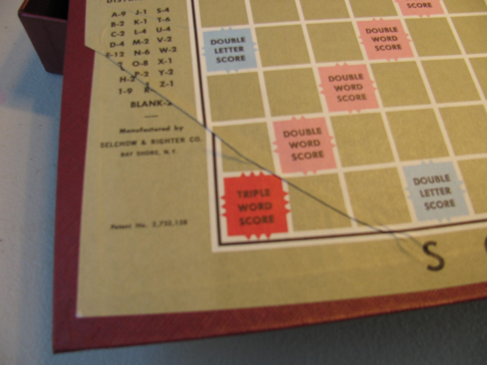 Vintage 1976 Selchow & Righter Co Scrabble Board Game Complete Set-Very Nice!