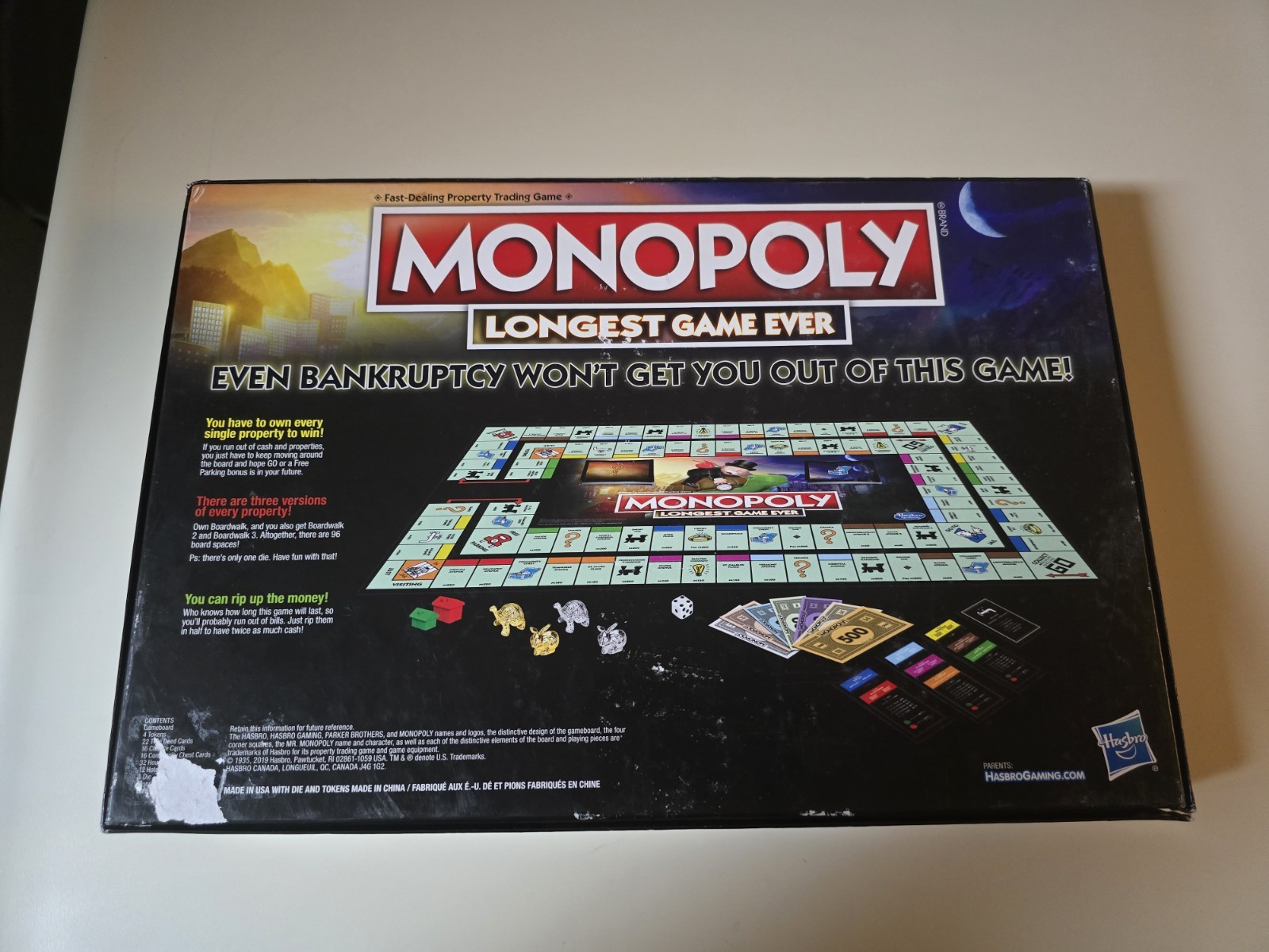 Monopoly Longest Game Ever Edition – Complete Excellent Condition Hard to Find