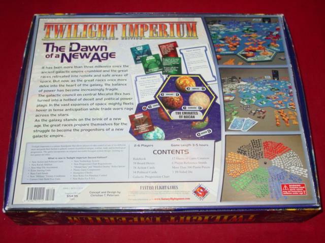 Fantasy Flight Games : TWILIGHT IMPERIUM 2nd Edition w/ HOPE’S END (UNP) NM