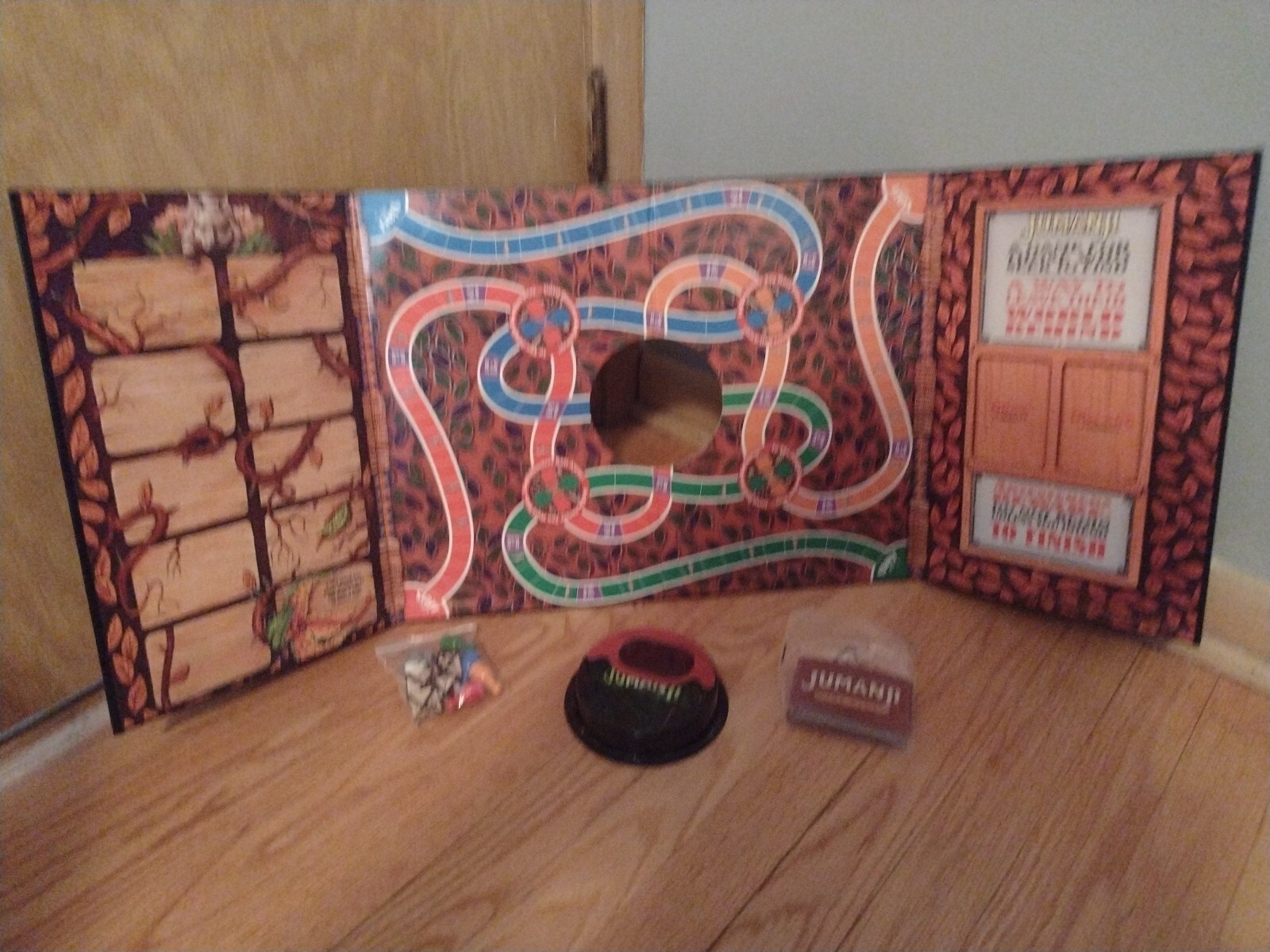 Jumanji The Game Real Wooden Box Edition of the Classic Adventure Board Game