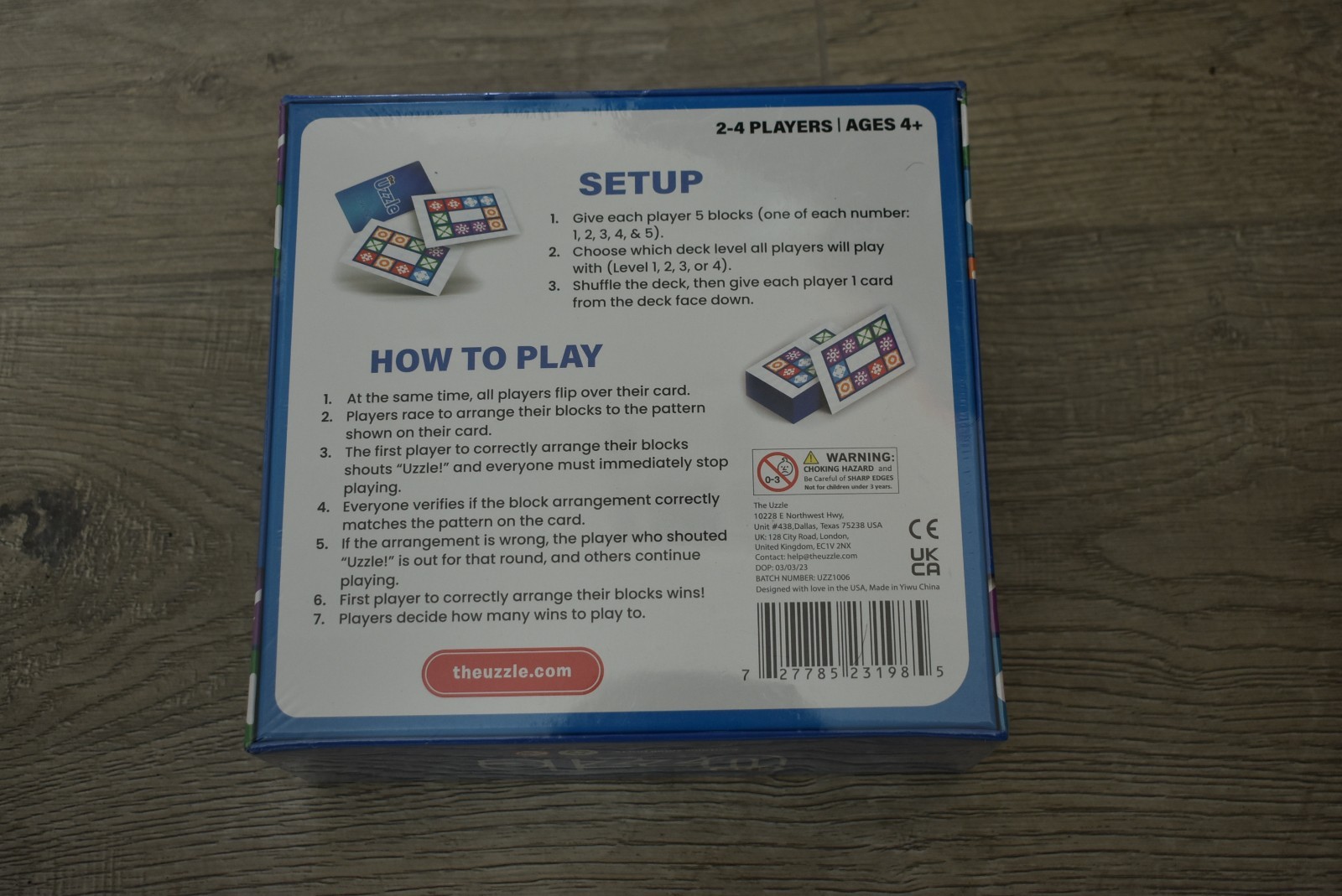 The Uzzle Family Block Puzzle Game – New