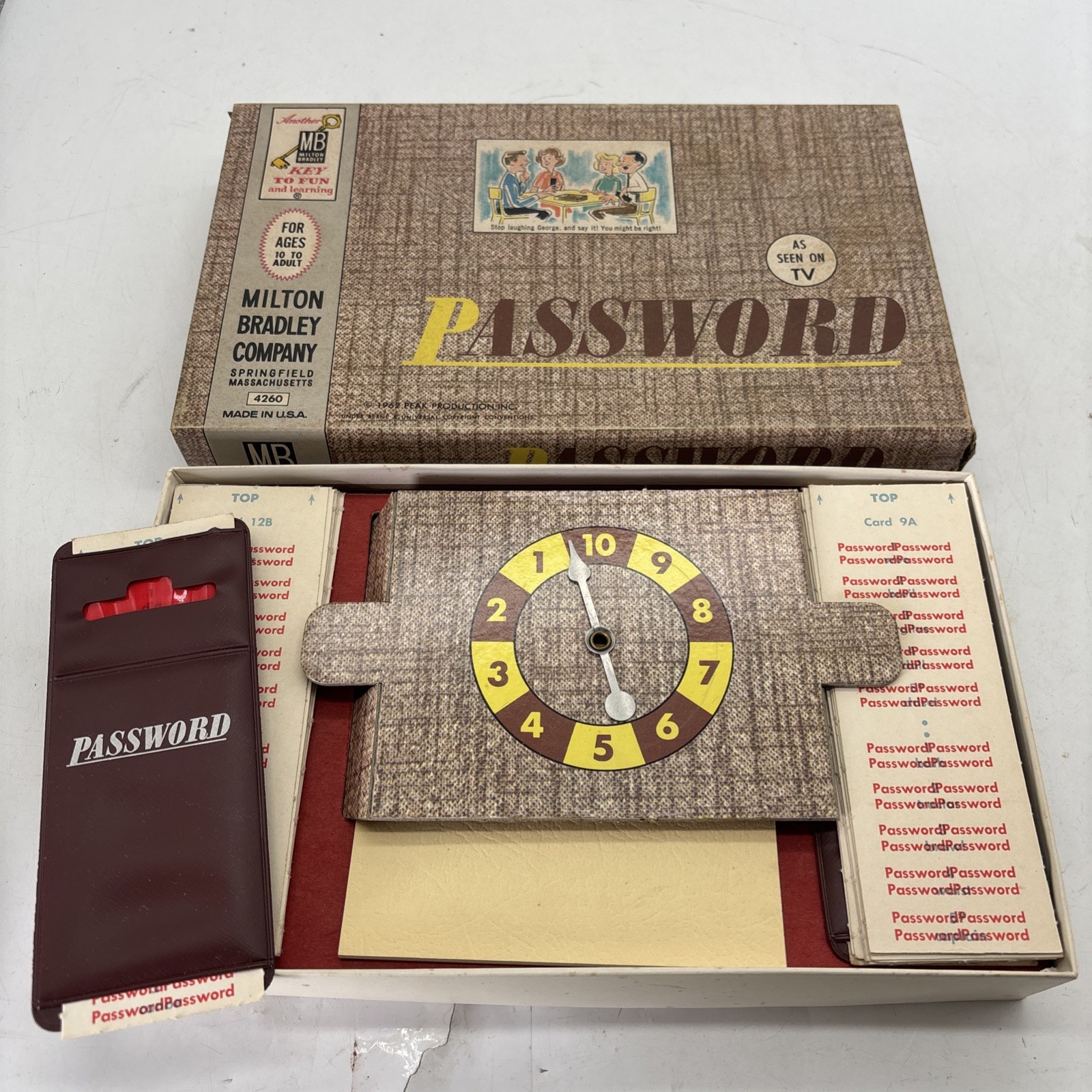 Vintage 1962 Milton Bradley Password Volume Two Board Game 4260 Complete