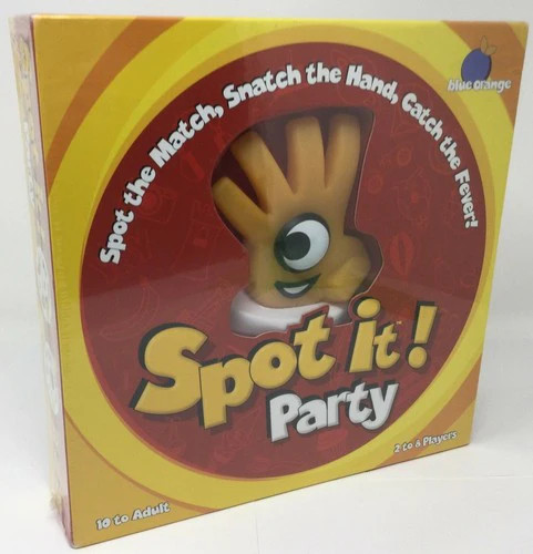 Spot It! Party Board Game – Ages 10+ – 2 To 8 Players [USED – DAMAGED BOX]
