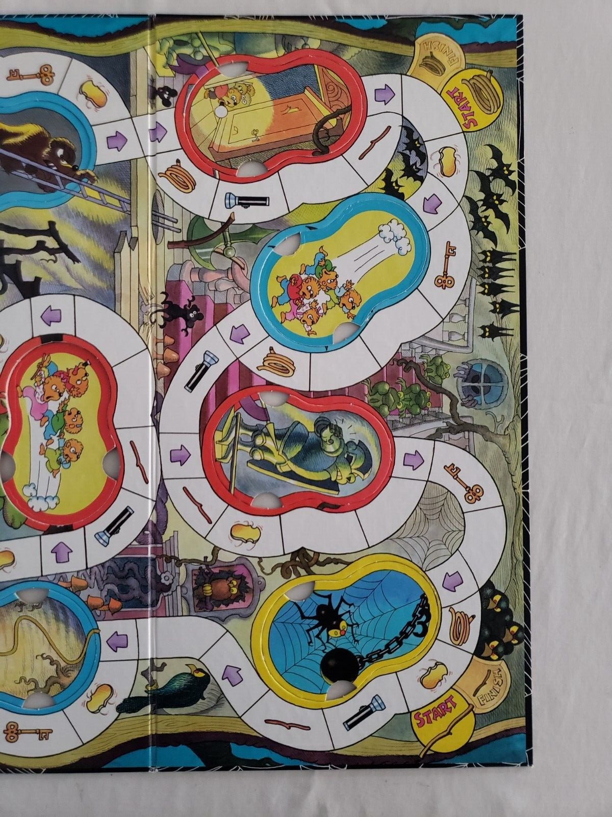 The Berenstain Bears Spooky Old Tree Board Game 1989 RARE Random House Family