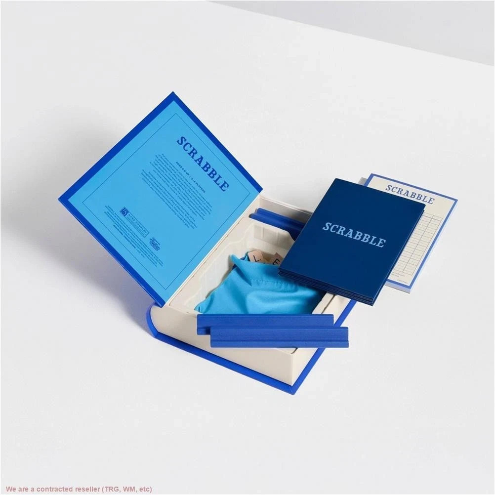 Library of Play : Scrabble – 2025 Bookshelf Book Board Game *Rare* BRAND NEW