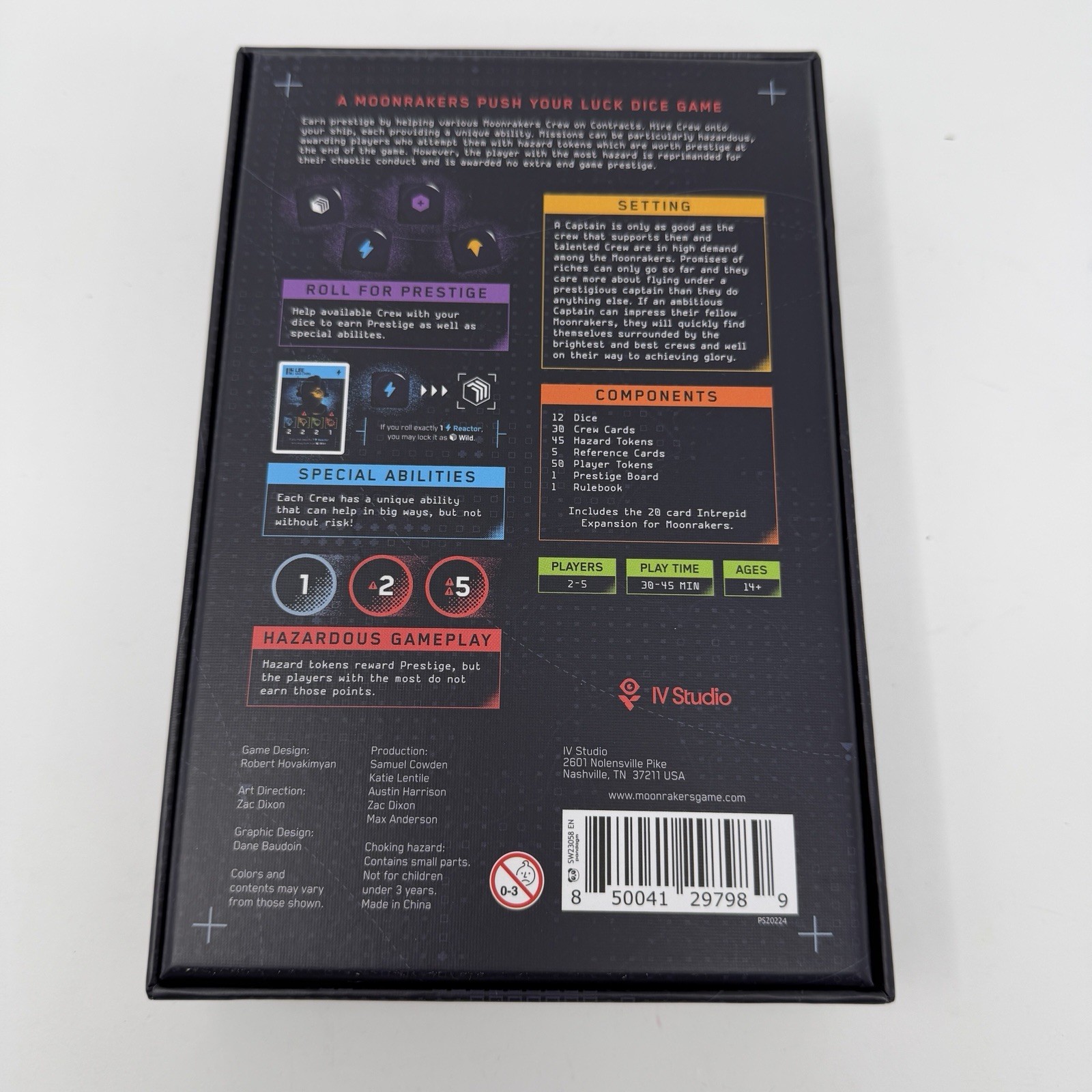 Moonrollers Collectors Edition – Atlas Box, Halo Cards, Metal Tokens, Playmat