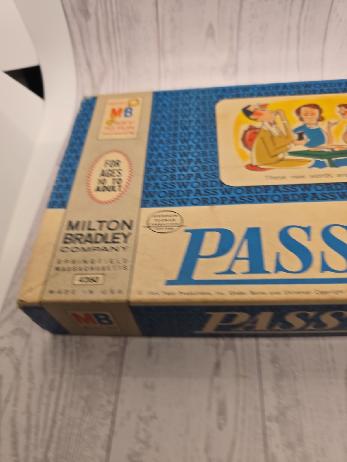Vintage 1962 Milton Bradley Password Board Game Volume 4 No. 4260