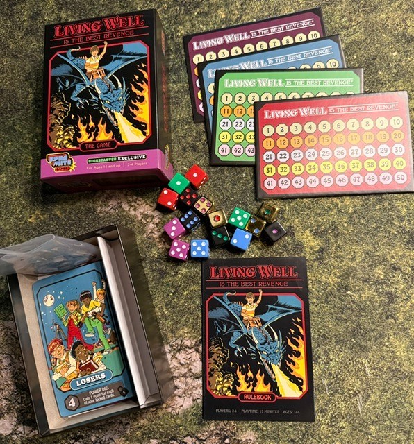 Steven Rhodes Games Vol 2 by Cryptozoic Games – Dynomite Games – open, excellent