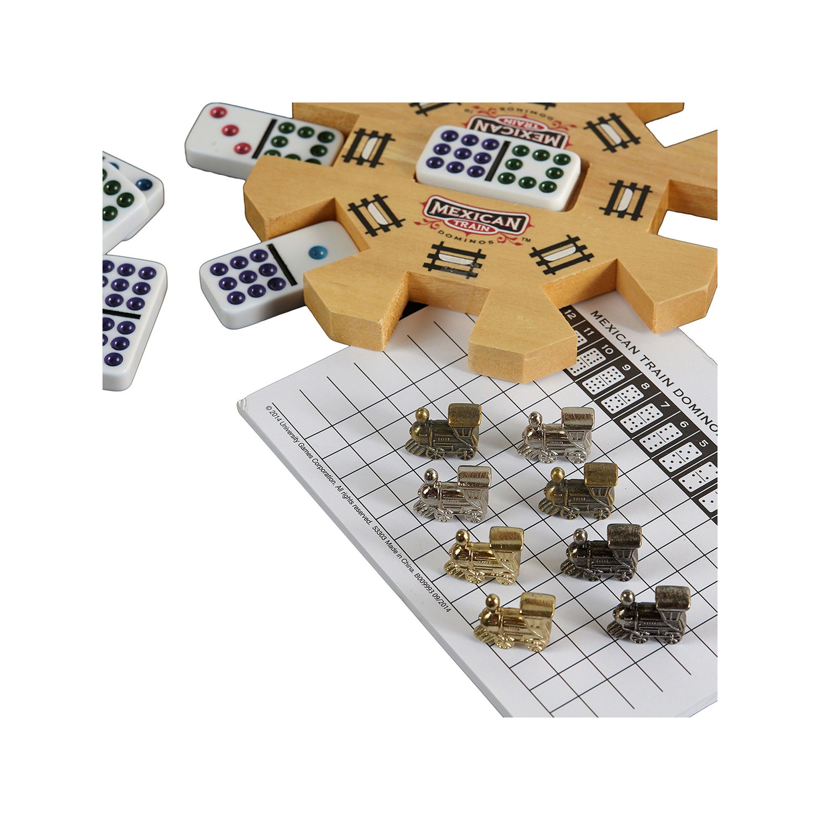 Front Porch Classics 53303 Mexican Train Dominoes