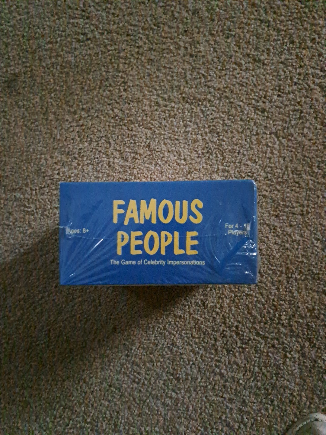 Famous People Game of Celebrity Impersonations Ages 8+ 4-16 Players SEALED