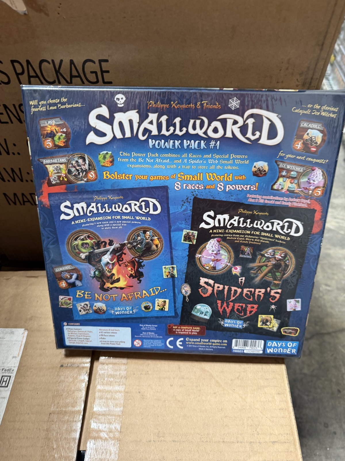 Days of Wonder Small World Power Pack #1 Expansion NEW SEALED FREE SHIPPING