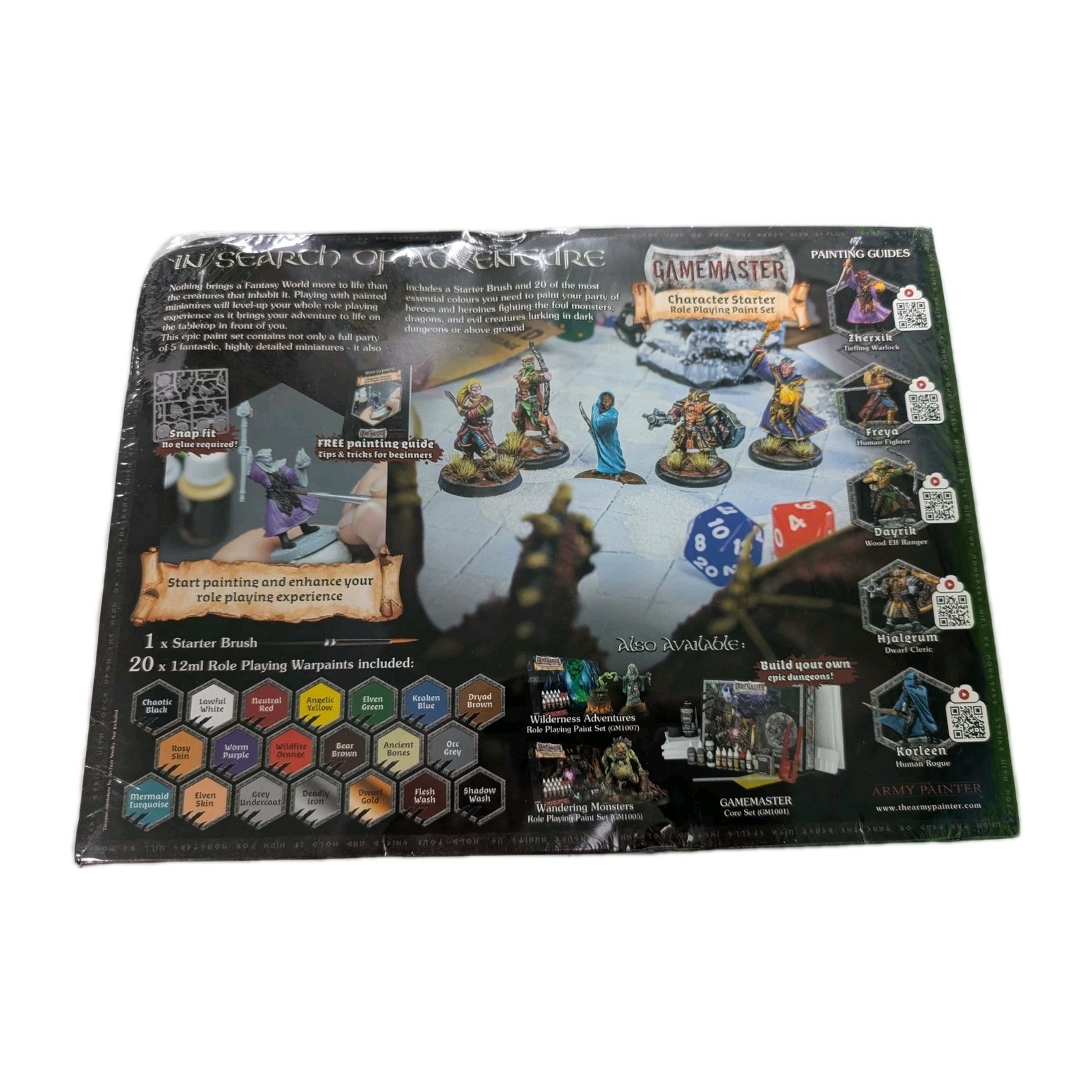 Gamemaster GM1004 Character Starter Role Playing Paint Set