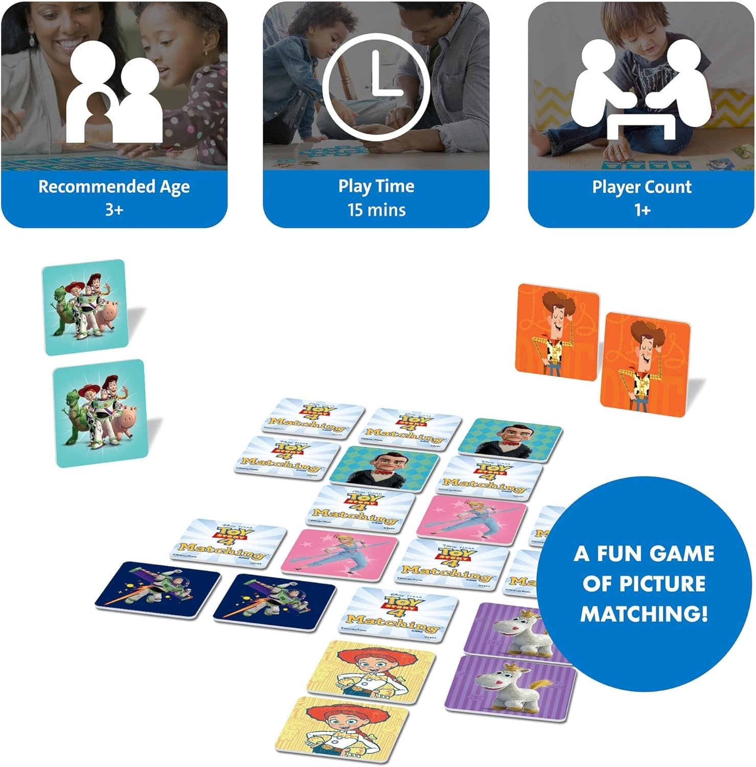 Engaging Toy Story 4 Matching Game for Kids – Develop Focus & Memory Skills