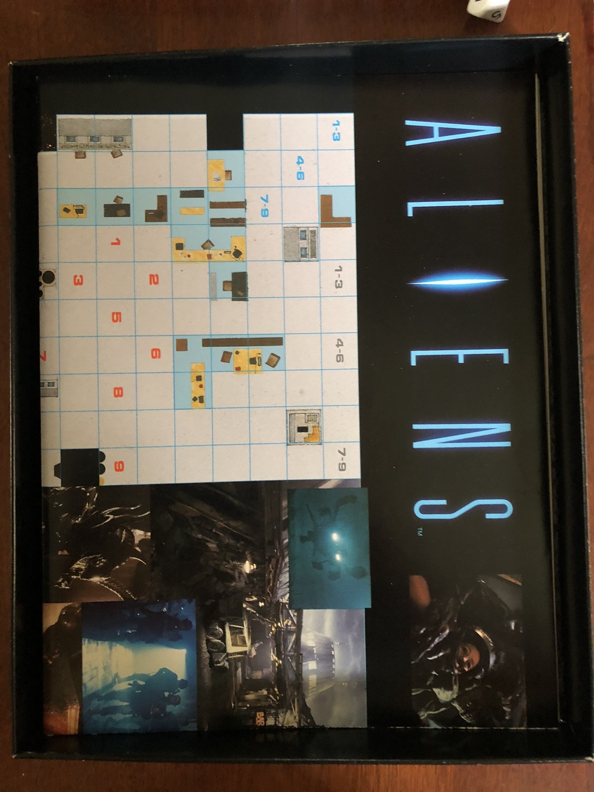 aliens this time its war board game 1989 original complete punched by me