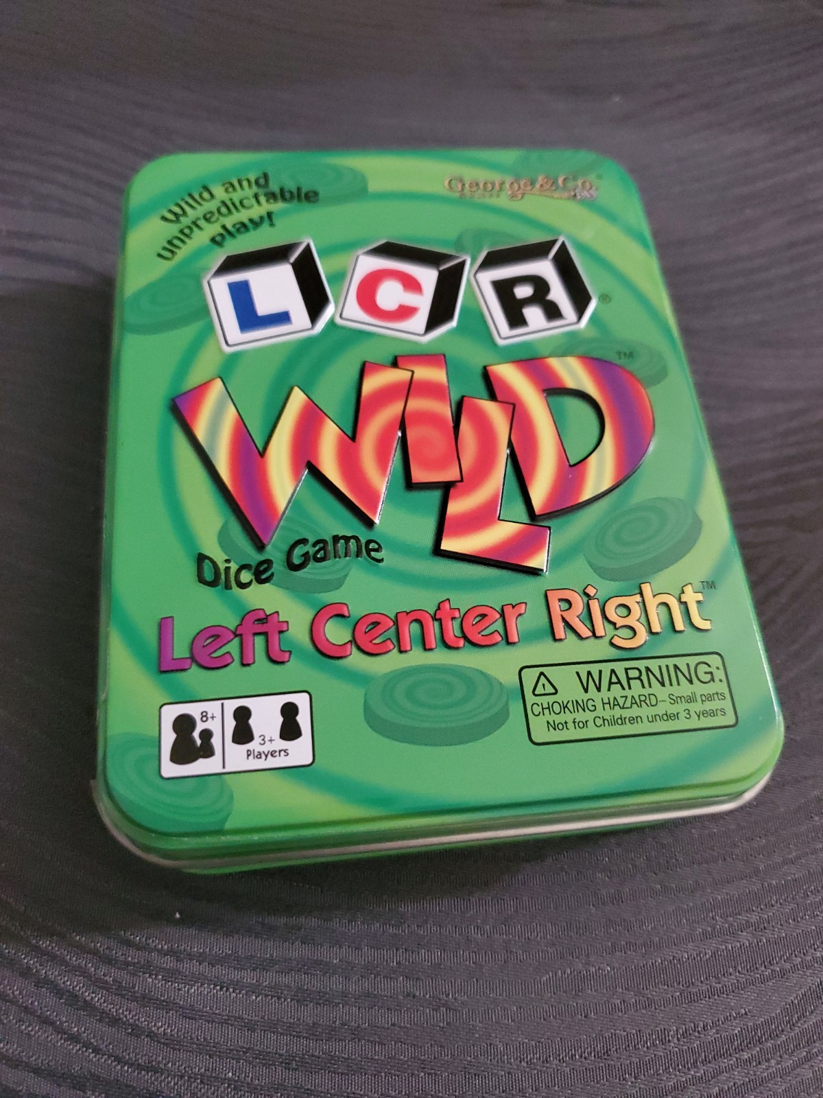 New Left Center Right Wild LCR Dice Game George & Co. Games