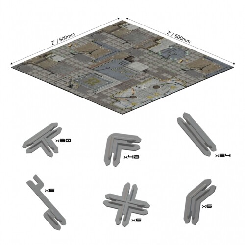 Tabletop Terrain – Frontier Core Set (329 Pieces) – English