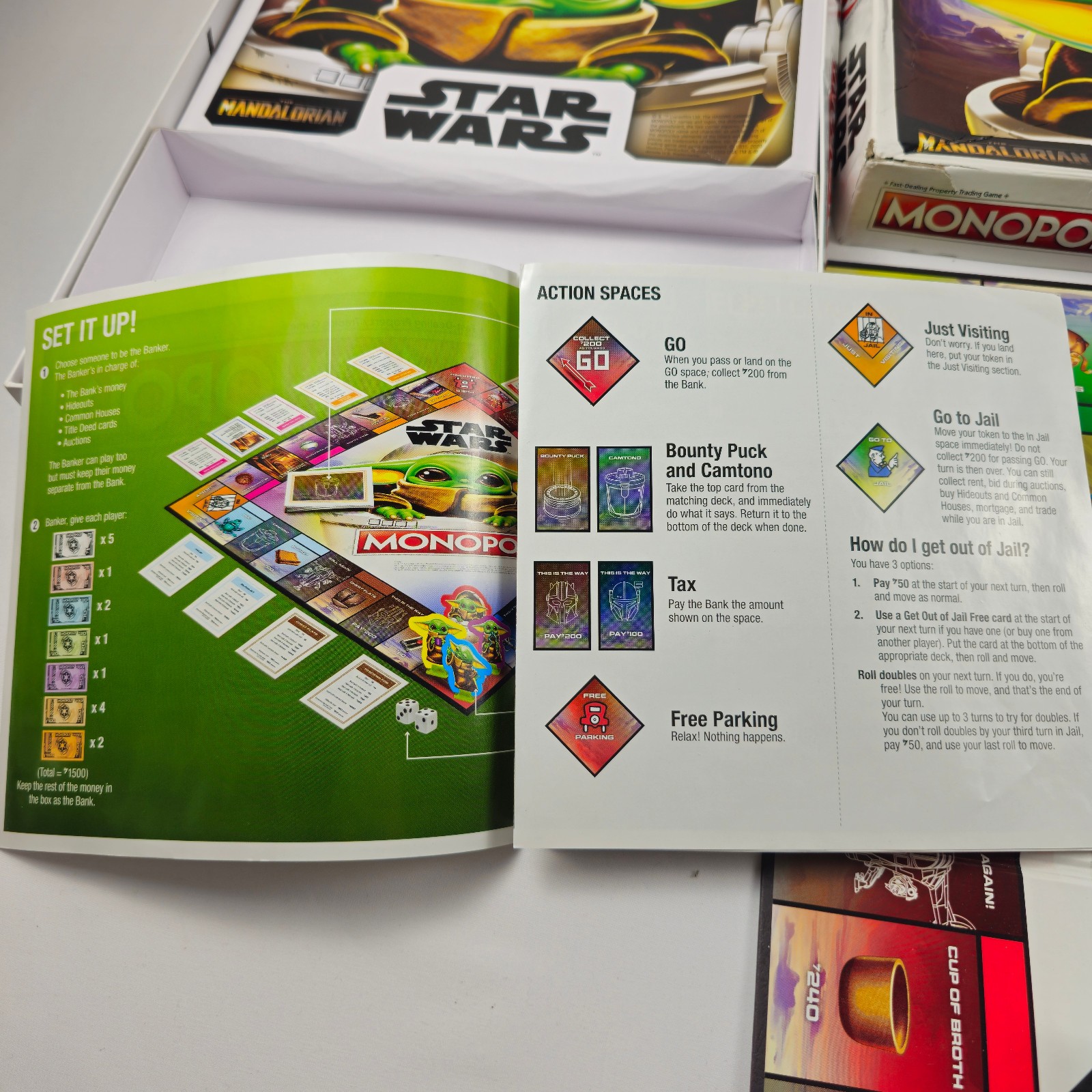 Monopoly Star Wars The Mandalorian Baby Yoda Grogu Edition Board Game Complete