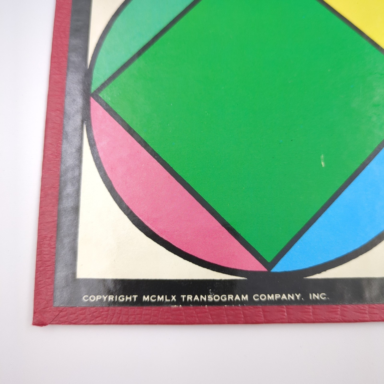 VTG 1960 Transogram Pa-Chiz-Si The Game of India Classic Pachisi Board Only