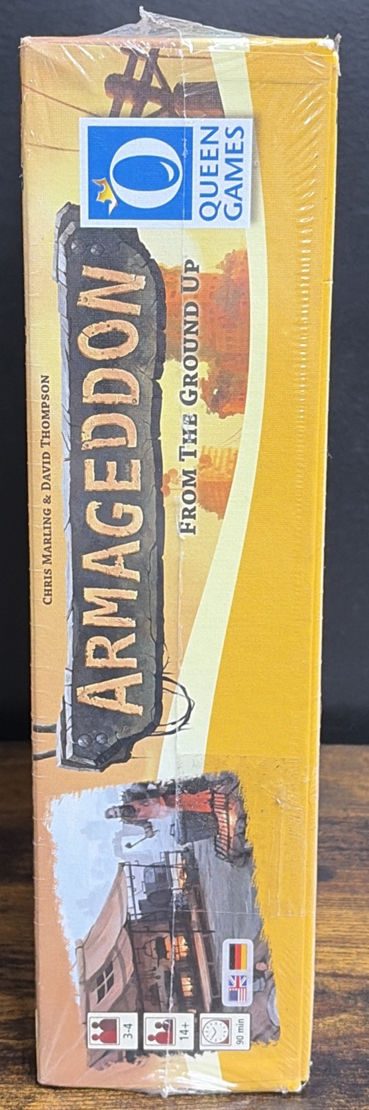 Armageddon From the Ground Up Queen Games 14+ 3-4 Players 2016 Factory Sealed