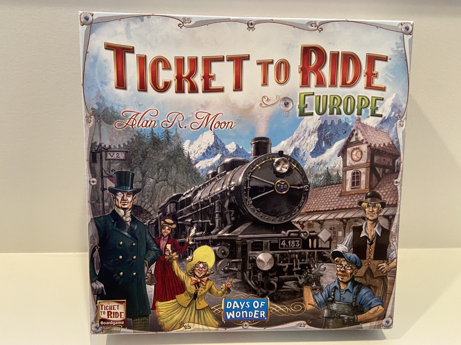 Ticket to Ride Europe Strategy Board Game by Days of Wonder Complete EUC