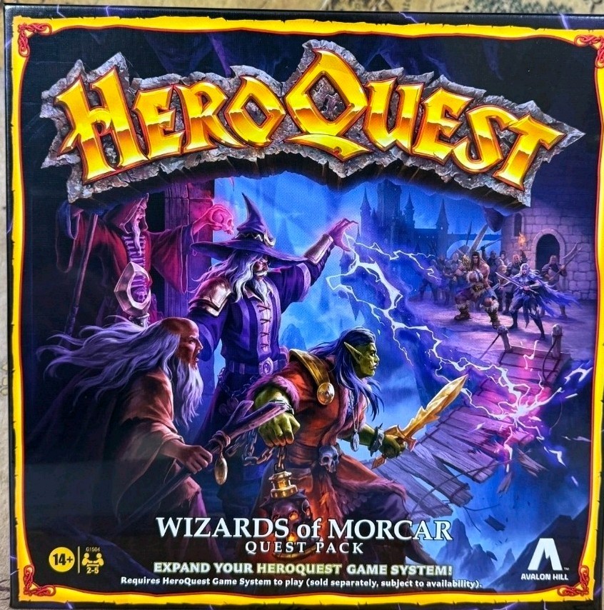 Heroquest Wizards Of Morcar – USA Based, In Hand, Rare, Ready To Ship, Sealed!!!