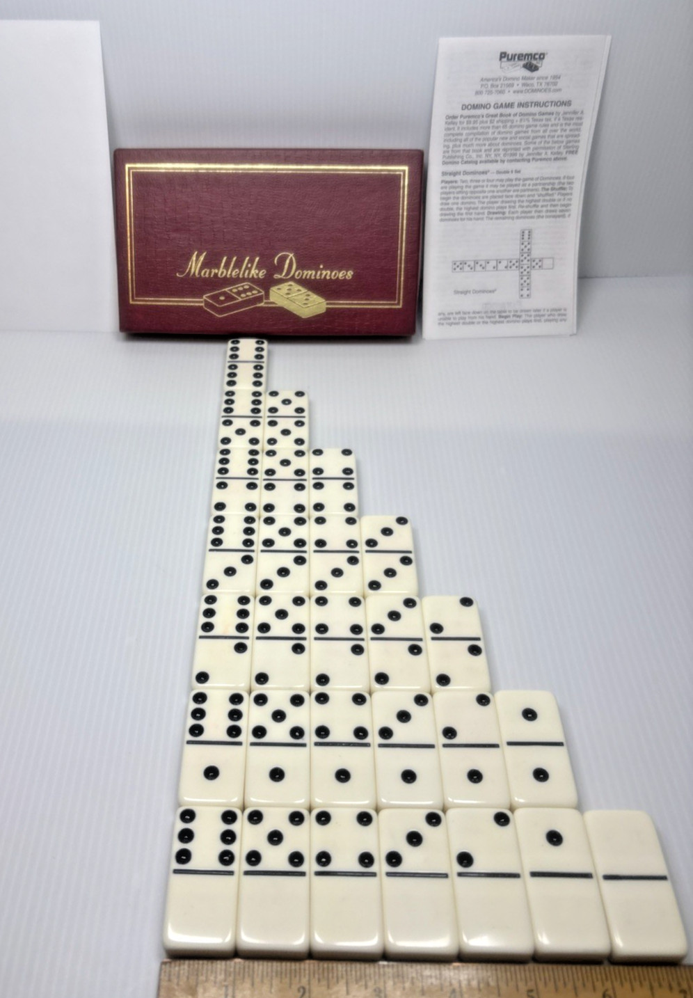 Texas Farm Bureau Puremco Professional Extra Thick Dominoes