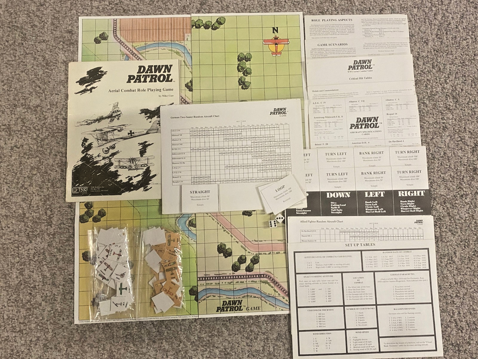 Dawn Patrol: Role Playing Game of WW I Air Combat – TSR 1982