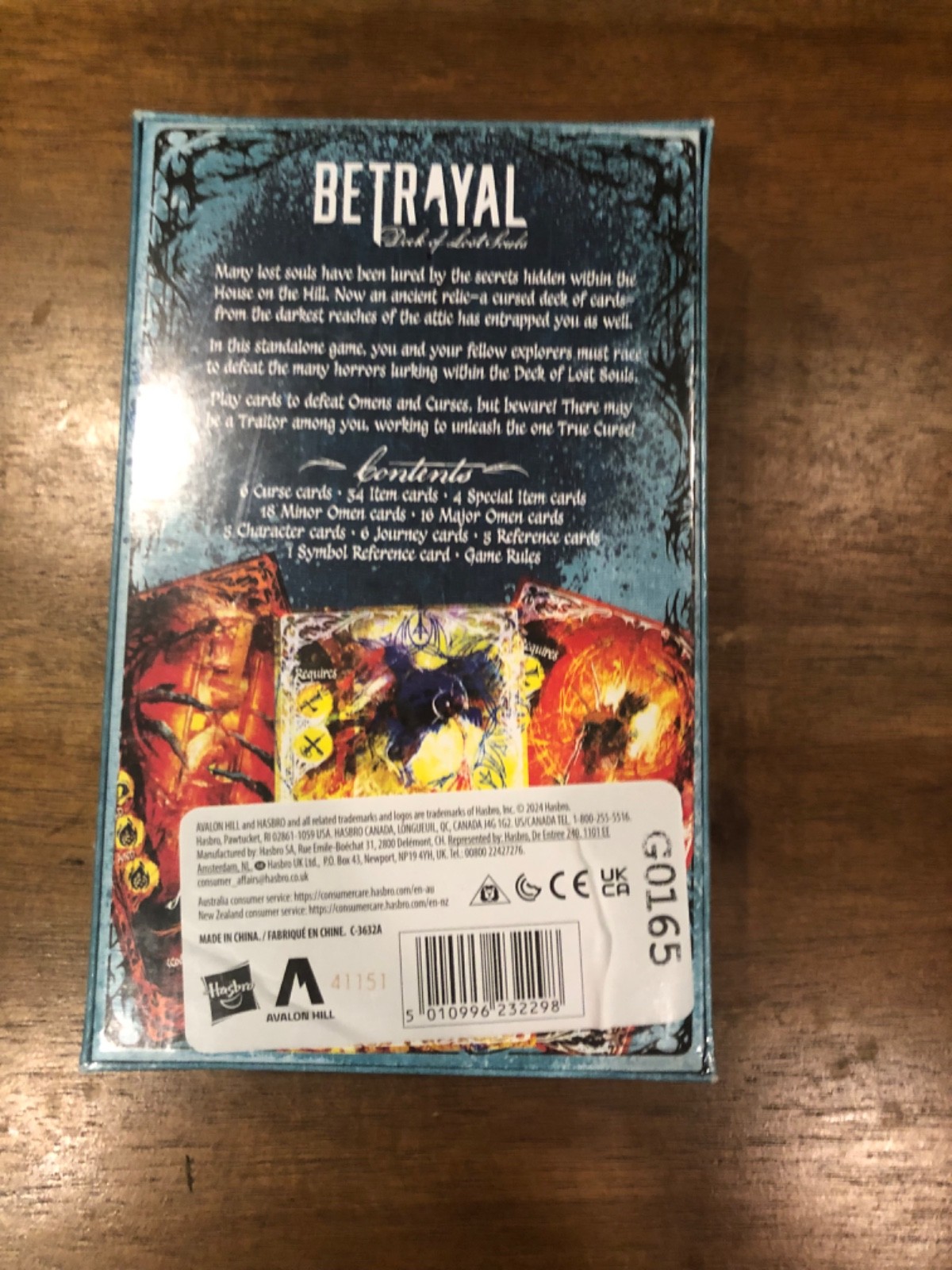 Betrayal Deck of Lost Souls Card Game Tarot-Inspired Secret Roles Game Ages 12+