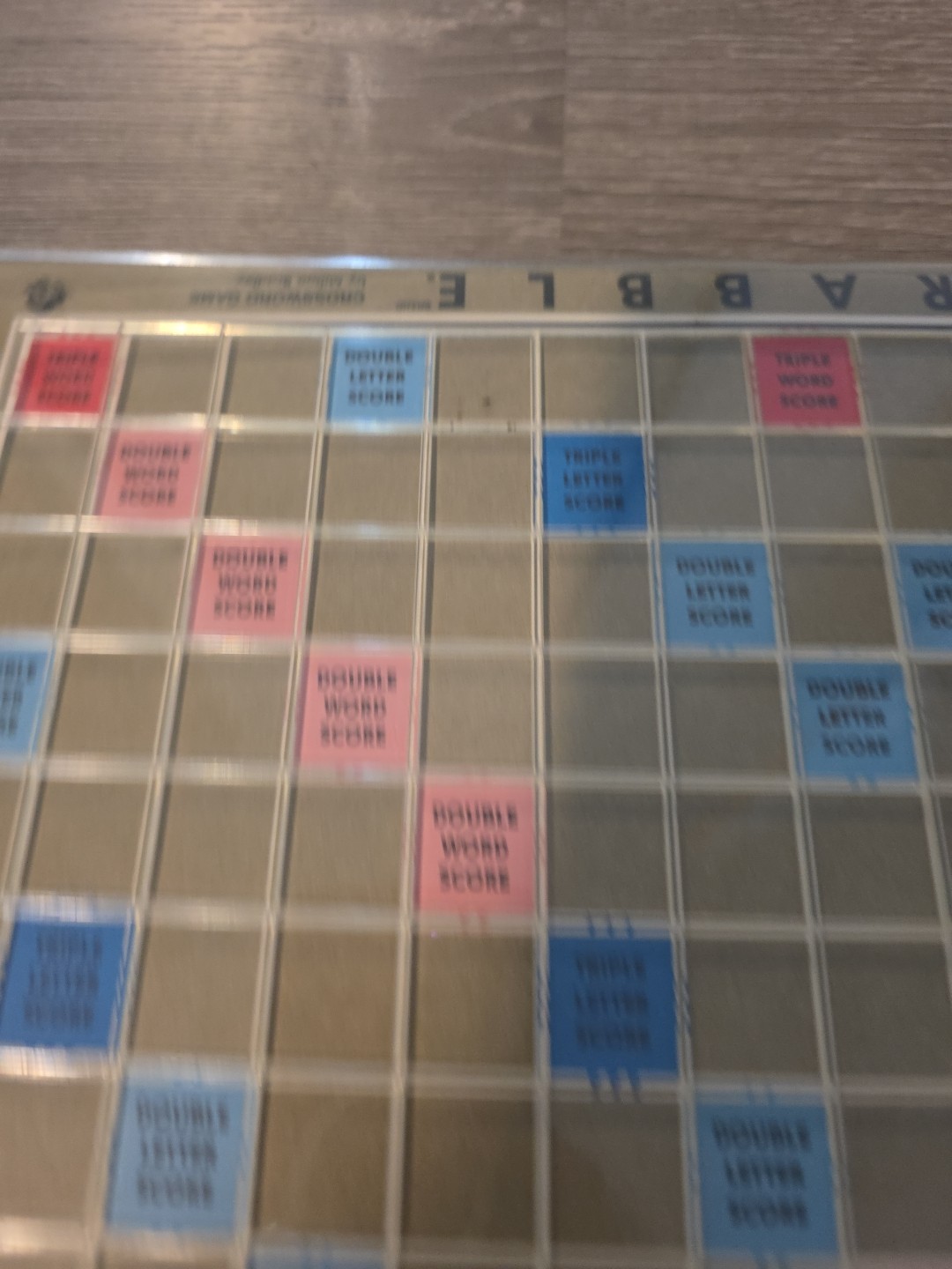 Scrabble Deluxe Turntable Game Board Replacement 1989 Selchow & Righter Co.