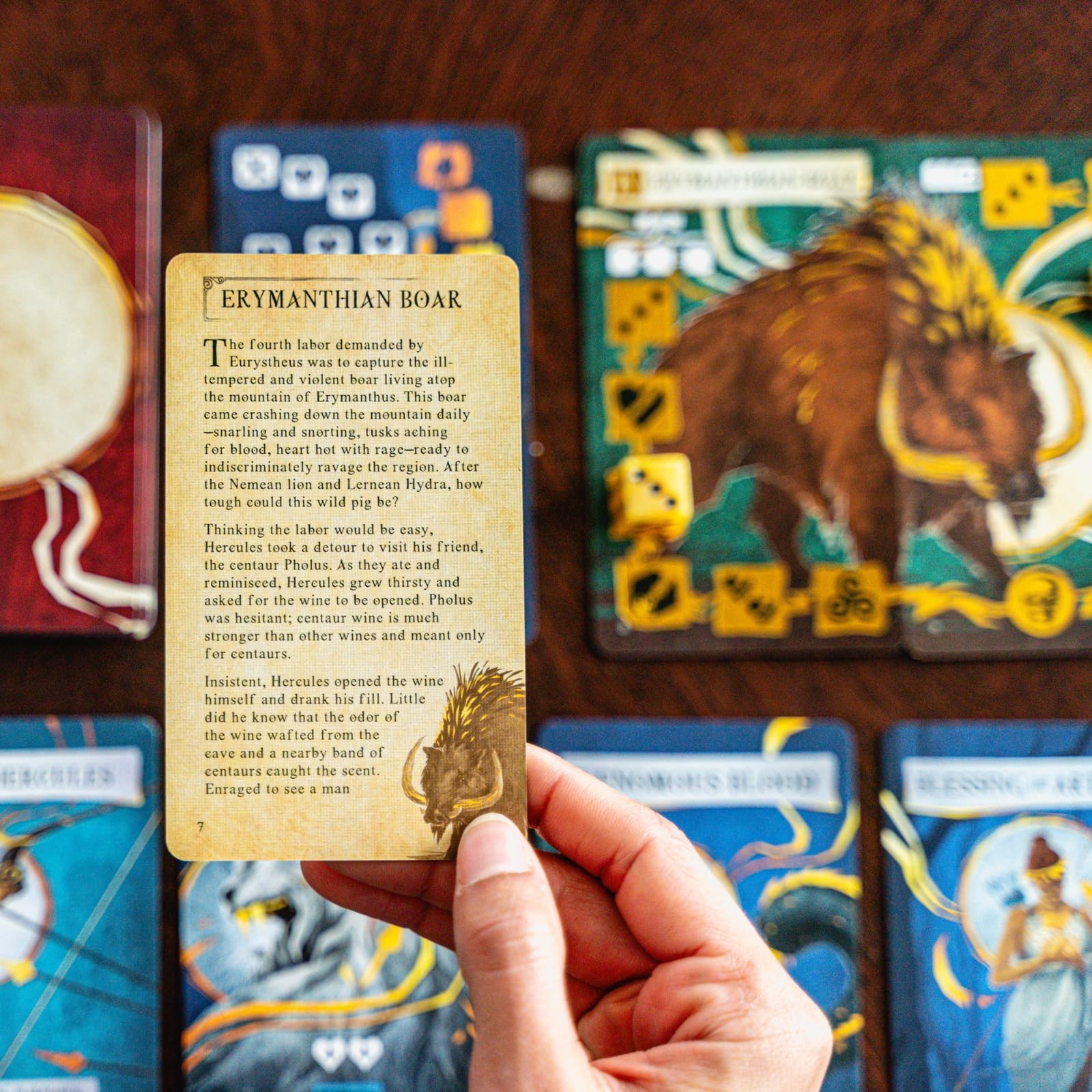 Envy Born Games Hercules And The 12 Labors Solo Card Dice Game Mythology
