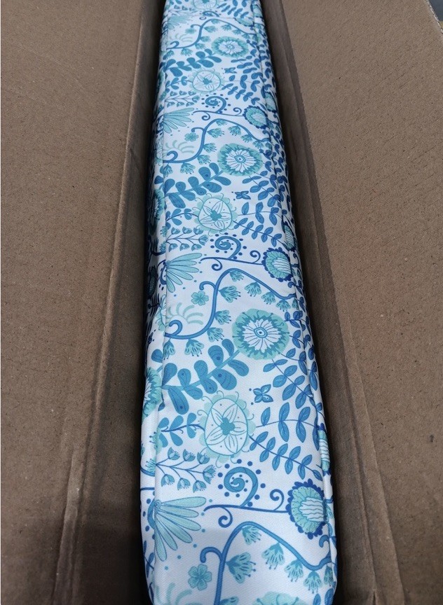 My Mahjong Trove American Mahjong Set Pink Tiles Blue Floral Tote Complete
