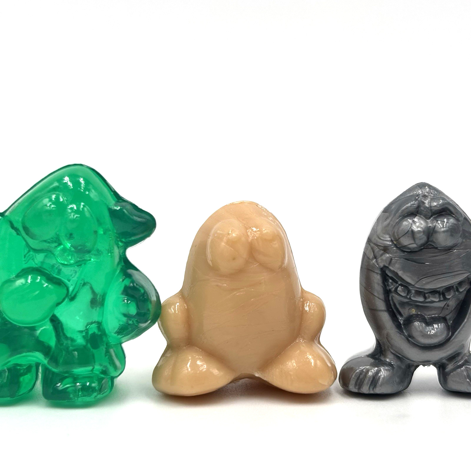 4 Different Classic Eggys Gogos Crazy Bones 1996 Super Eggy Mega Mutant