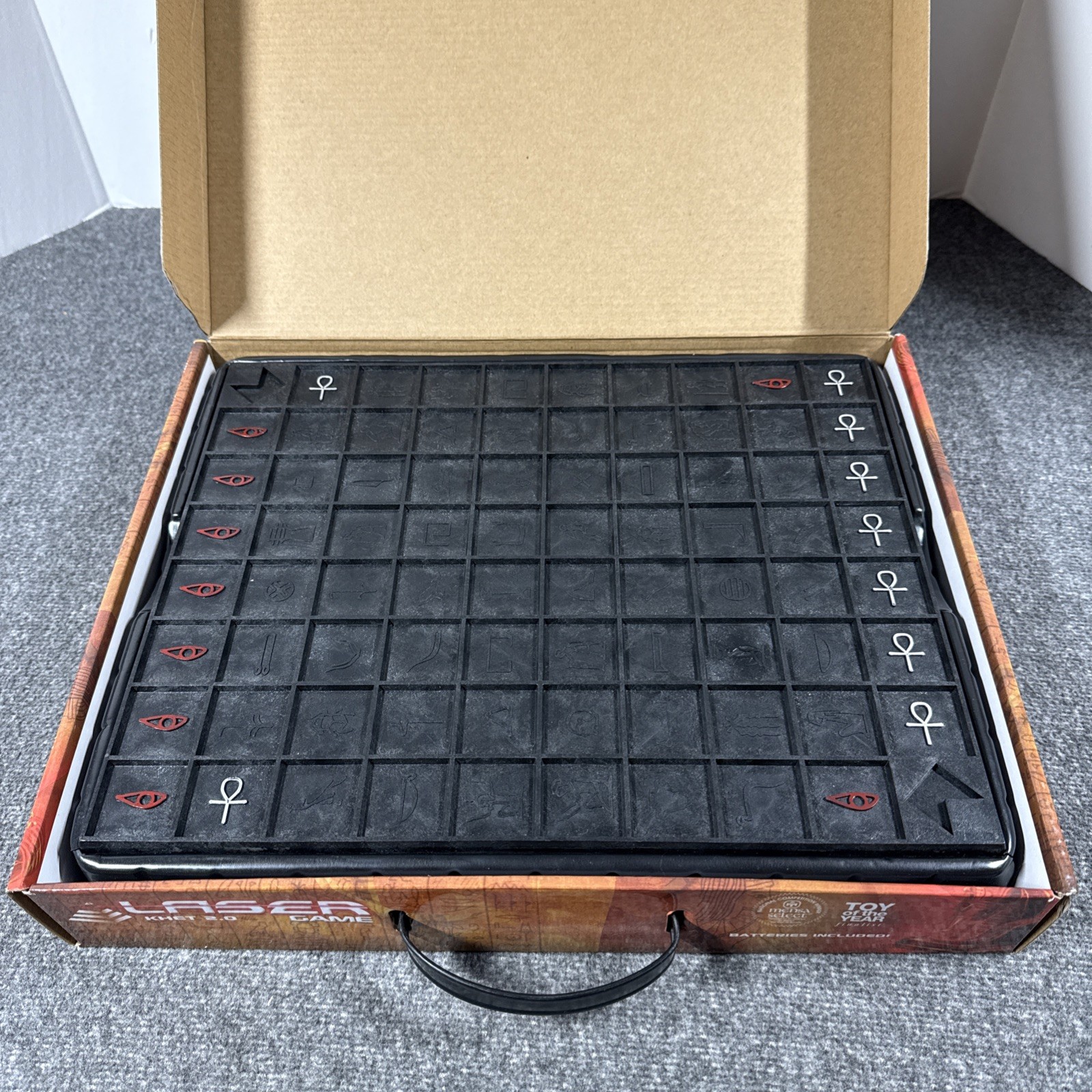Laser Khet 2.0 Board Game Strategy 2010 Innovention Toys Complete Tested!