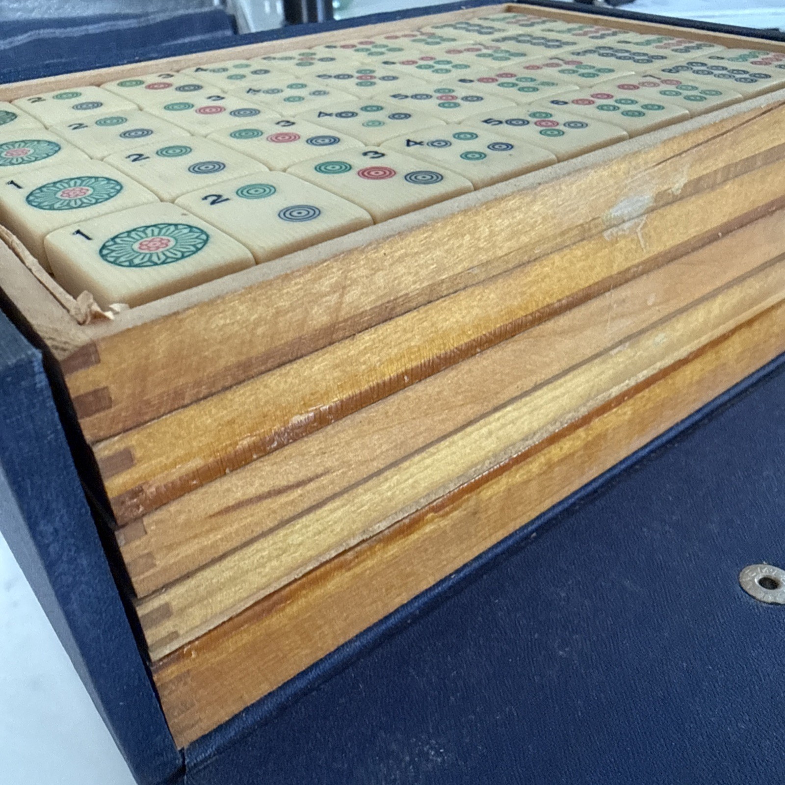 1920s “Ancient Game of the Mandarins” Mahjong Set by Piroxloid Products