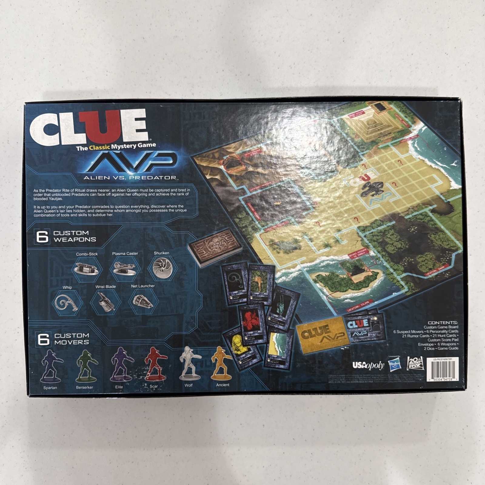 Clue: Alien Vs Predator (Hasbro Family Board Game, 2016) 100% Complete RARE