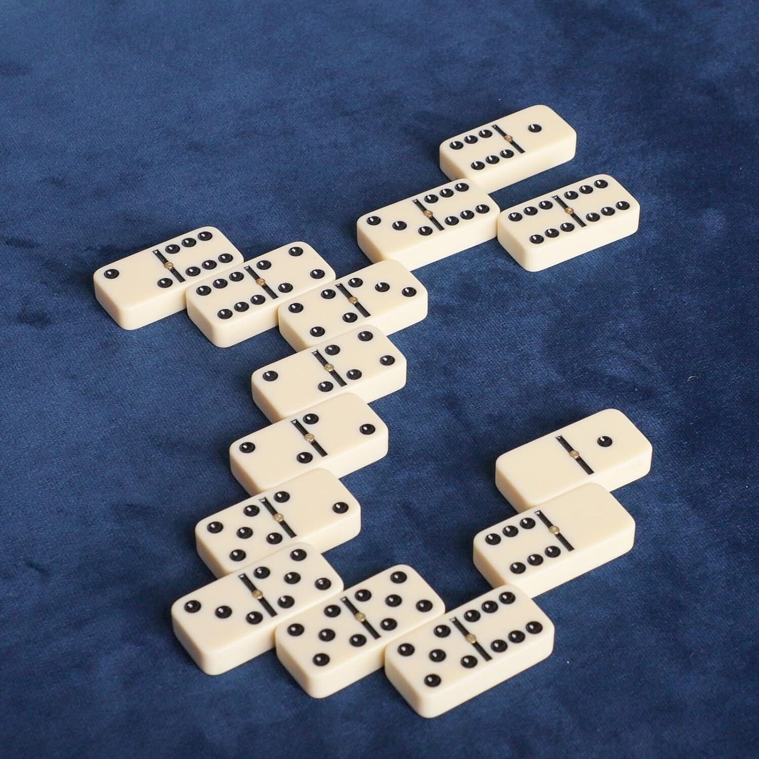 Dominoes Set for Adults Large Size Tile 2.17 Inch 28 Pieces Double Six Dominos