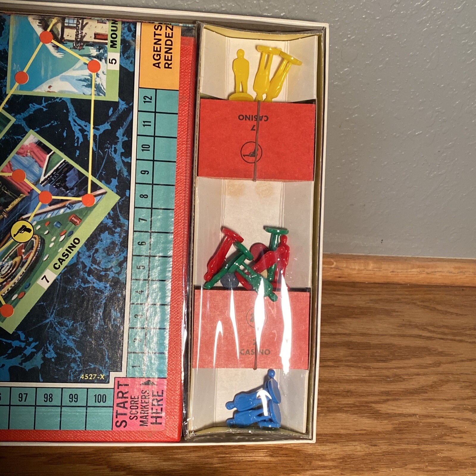 Vintage 1964 James Bond Secret Agent 007 Board Game New Never Played Sealed Toys