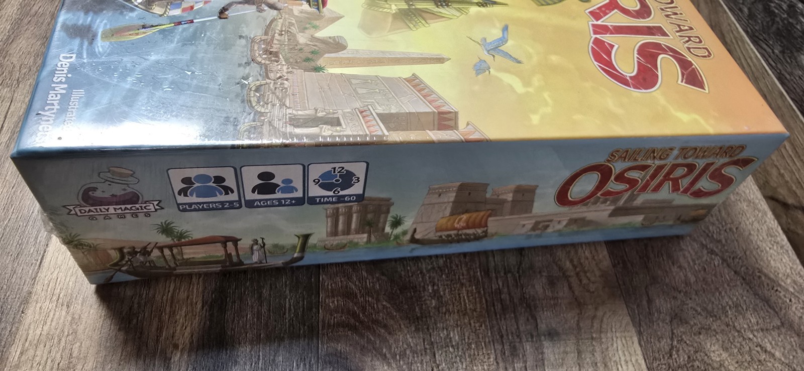 Sailing Towards Osiris Board Game Daily Magic Games New & Sealed Kickstarter Ed