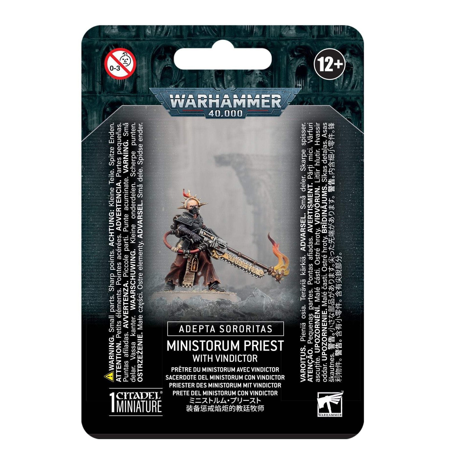 Warhammer 40K – ADEPTA SORORITAS: MINISTORUM Priest with One Size, Multicolor