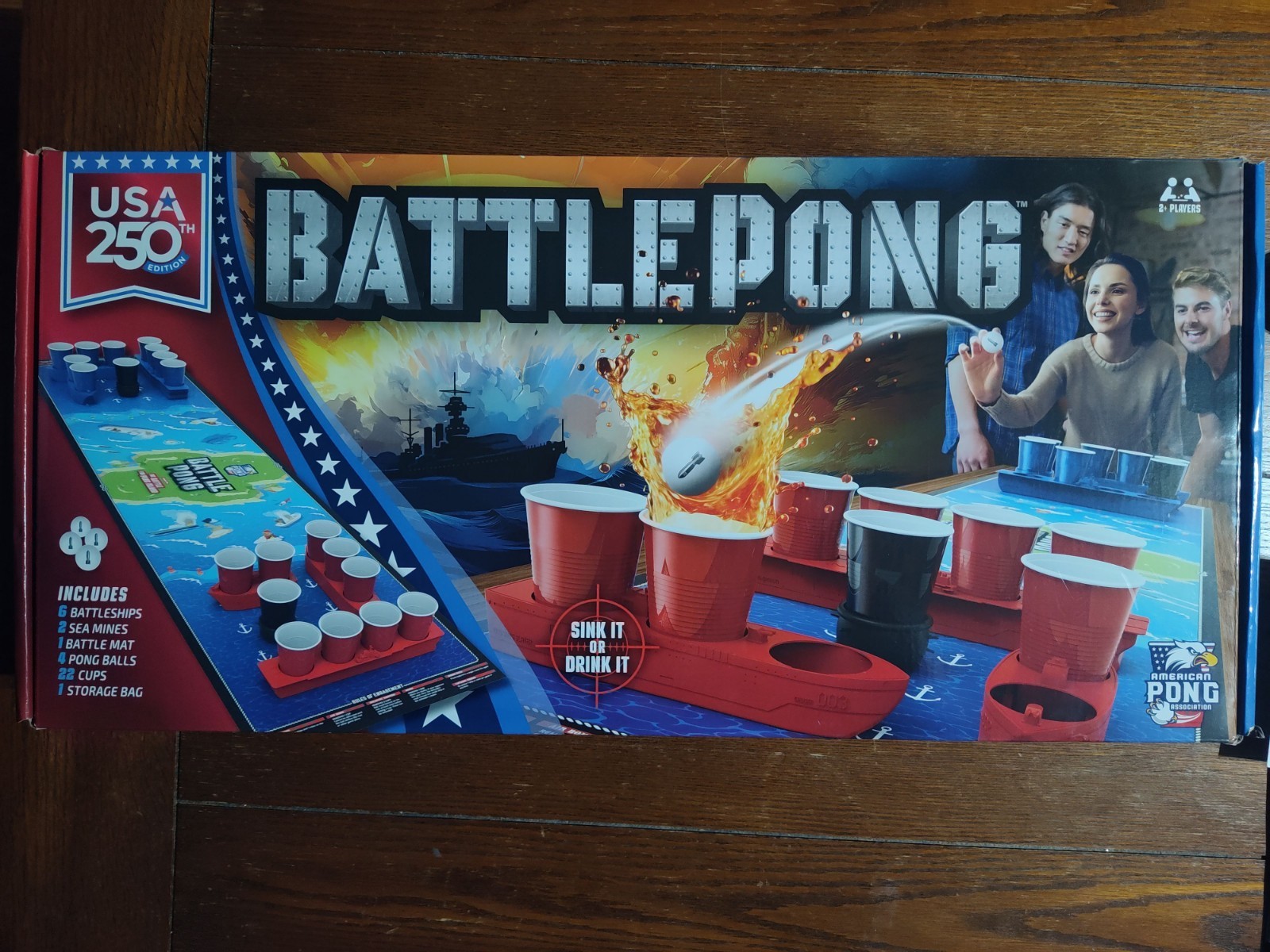Brand New Sealed BattlePong Game, Tabletop Pong Party Game